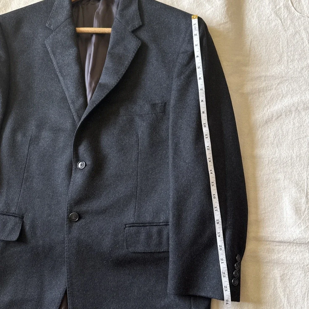 Pronto Uomo Couture 100% Cashmere Blazer Black 44 Short Luxury Coat